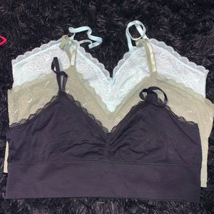 Lace bralette set